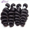 100% Human Remy Hair Brazilian Hair Weave Bundles Lemoda Loose Deep 3 or 4 Bundles Deal Loose Wave Human Hair Bundles for Woman