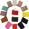Vegan Leather Mini Purses Wallet Keys Organizer Fashion Leather Card Holders