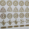 Custom Self Adhesive Metallic Letters Labels Thin Electroform Gold Nickel 3D Logo Transfer Embossed Decals Metalstickers