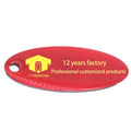 12 Years Factory Support ODM OEM Design Keychains Custom Ellipse Metal Hotel Surfboard Keychain Metal With Own Logo