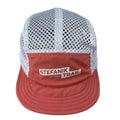 Custom Soft Brim Running Hat 5 Panel Breathable Mesh Running Hat Cap Nylon Camper Hats Caps With Printing logo