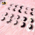 Short Mink Eyelash Luxury 3D Mink Lashes 16- 20mm Ready to Ship LD OEM Lash Packaging Mink Eyelashes Vendor