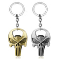 Wholesale Metal Punisher- Shape Keychain with Bottle Opener