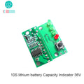 10S Lithium Battery Capacity Indicator 36V Li-ion Lipo Cells Power Level Display Board Tester Meter with Undervoltage Indicator