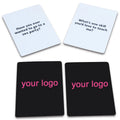 Adult Question and Answer Funny Paper Card Game Custom Printed Marked Odds Game Cards Deck in Lid&base Box