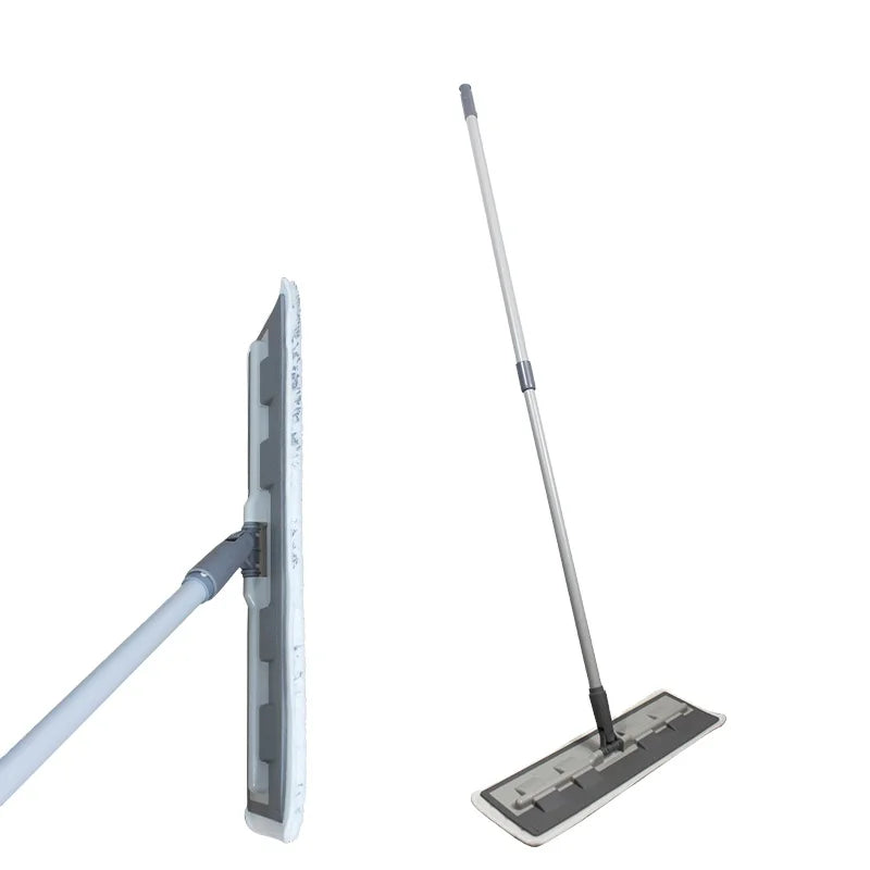 DOOSO Magic 360 Flat Mop Industrial Easy Dust Mop Wet and Dry Hands Free Flat Floor Mop Larger and Wider
