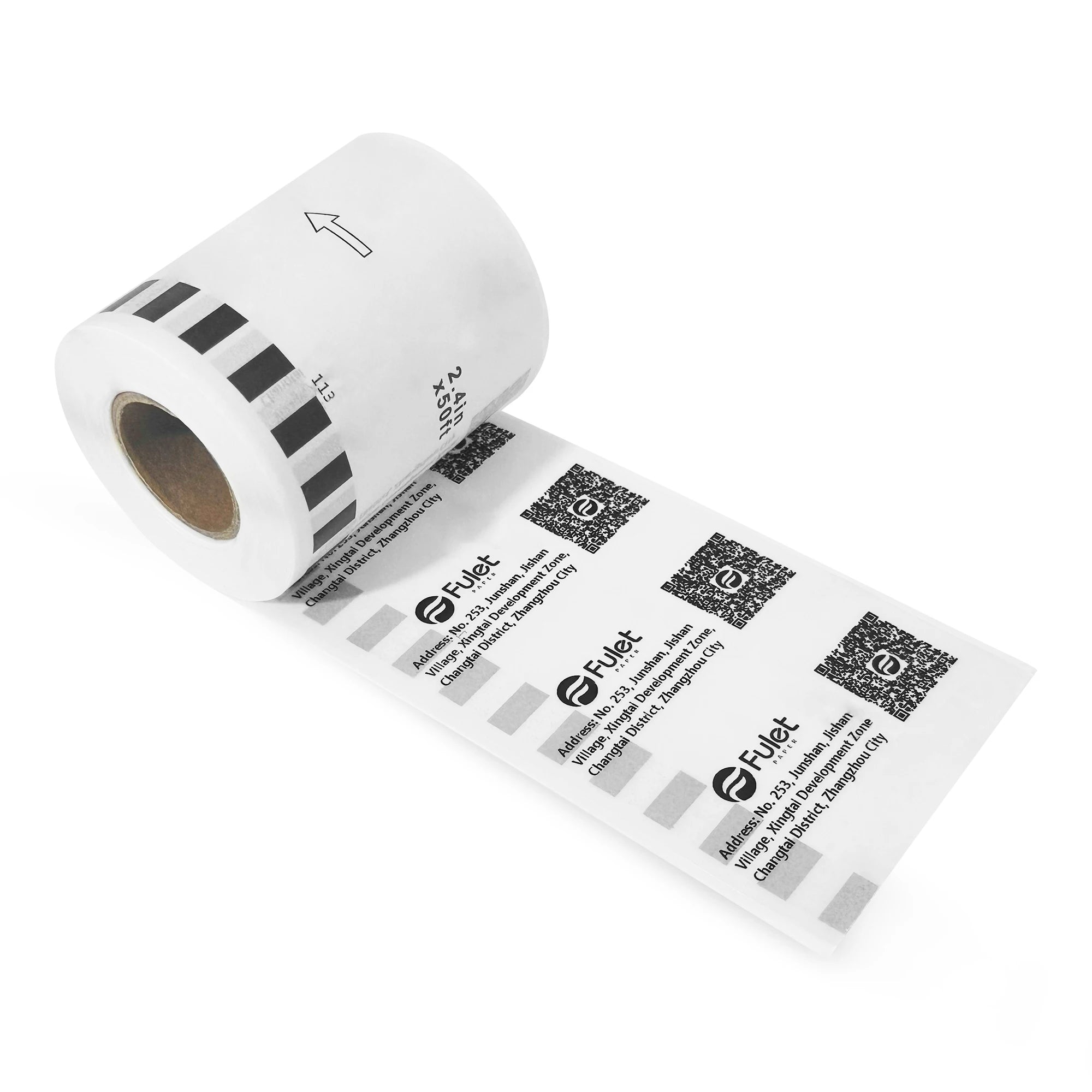 Brother Dk-22113 62mm X 15.24m Clear Continuous Length Film Label Roll (Black on Clear Transparent Label)