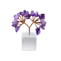 Natural Healing Crystal Tree Energy Crystal Tree with Selenite Base for Decoration