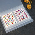 Nail Art Sticker Storage Book Simple Frosted Album 80pcs Large Capacity Sticker Display Storage Nail Tools