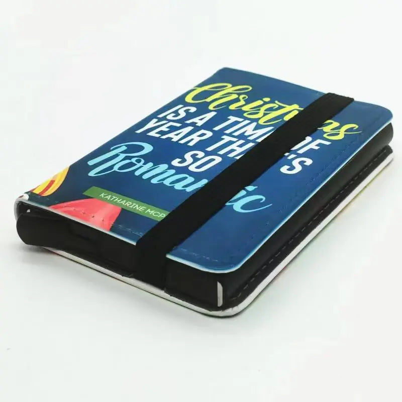 Qualisub Personalized PU Leather Card Holder Sublimation Card Holder Blank Portable PU Card Holder for Sublimation