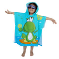 Manufacturers Wholesale New Design Men Fabric Towel Waterproof Cotton Kids Changing Robe Poncho Hoodie Towel