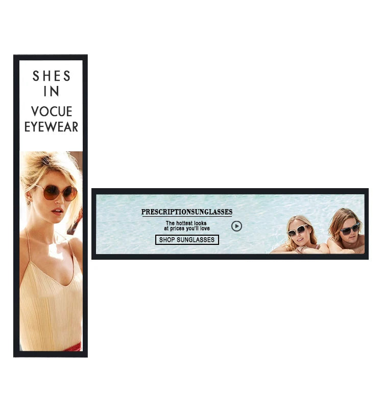 36.6 Inch Stretched bar Screen Narrow bar Screen RK3399 RK3288 Android Advertising Player Display Stretched Screen