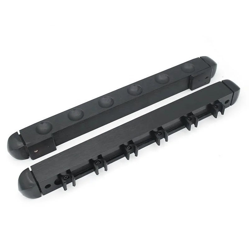 Premium Hot Sell Black Hanging Style Wall 6 Holes Billiard Snooker Pool Cue Sticks Rome Rack Holder