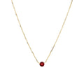 Milskye 925 Silver Gold Plated Solitaire Cubic Zircon Rhinestone Choker Necklace Women