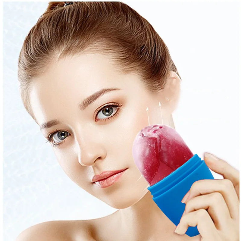 Silicone Ice Roller For Face Eye Puffiness Migraine Pain Relief Minor Injury Skin Care Products