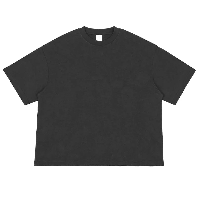 Manufacture Men's t Shirt High Quality Streetwear Blank T Shirt 250 Gsm Heavy Weight Print logo T Shirt for OEM