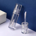 Empty 2/2.5ml Plastic All clear Round Shape AS Lid AB Body Lip Stick Tube Transparent Cosmetic Packaging Lip Gloss Tubes