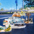 30 Sheets Per Pack Travel Theme PET Stickers Travel Highway Series 6 Decorative Backing Stickers