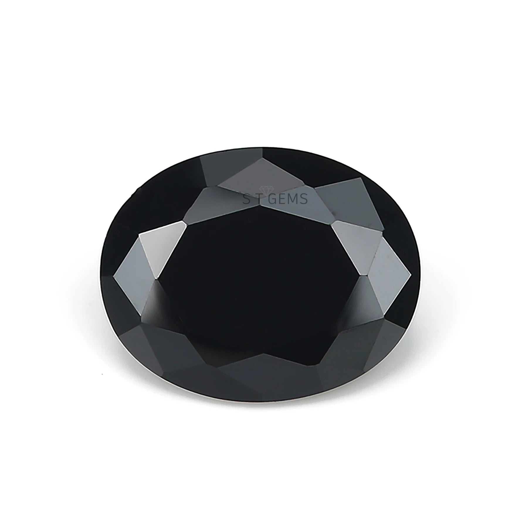 Black Spinel Gemstone Jewelry Manufacturer Oval Shape Synthetic Spinel for Sale