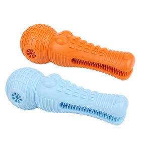 Factory Wholesale Custom Logo Crocodile Beef Flavor Rubber Squeaky Pet Chew Toy Interactive Dog Toy for Aggressive Chewers