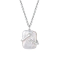 Punk Chain Hip Hop Stainless Chain Lover Hug Pendant Alloy Necklace NA060