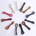 Unisex Elastic Quick Wear 1 Second Shoe Laces Waxed Waterproof Cotton Shoelaces for Outdoor Leisure Quick Rubber for Shoelace