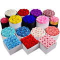 AM-PF040 Ammy Preserved Flower Rose Hug Bucket Factory Wholesale Preserved Flower Gift Box Real Natural Forever Roses
