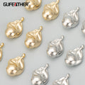 MD57 Jewelry Accessories18k Gold Rhodium Platedcoppercharmshand Madediy Earring Necklace Pendants4pcs/lot
