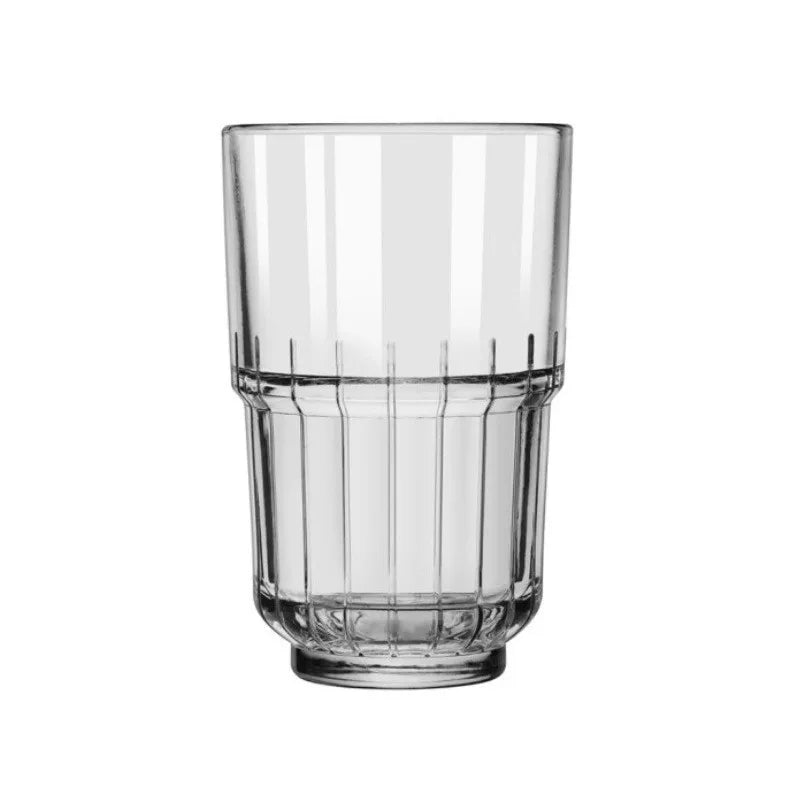 Libbey LINQ Transparent Glass Juice Cups China Factory Stacking Cold Drink Office 9oz 12oz Drinking Glasses