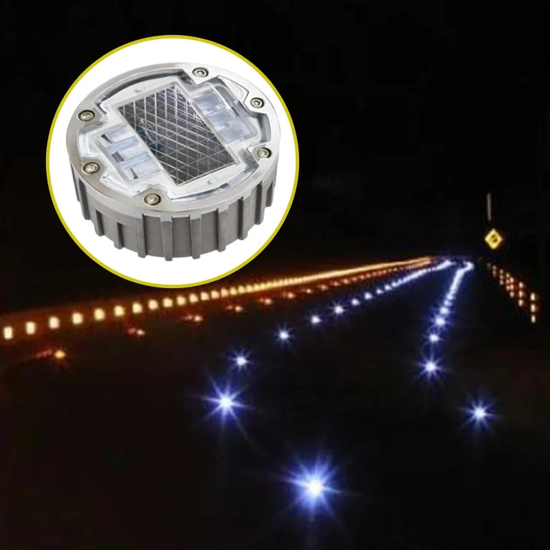Aluminum Round Flashing Underground Driveway Marking Light Cat Eye Pavement Marker 143mm Philippines Il300 Solar Road Stud
