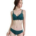 French Sexy Underwear Panty Set Ladies Breathable Bra Without Steel 2025 New Ring Thin Cup Lace Women Hot Sexy Bra Underwire
