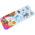 Extra Long Cartoon Print Bathtub Mat  Plastic Slip-Resistant Machine Washable Shower Mats for Bathtub Bathroom Safety Bath Mats