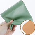 High Quality Mini Portable Pu Makeup Bag with Shrapnel for Coin Purse Leather Lipstick Cosmetic Miscellaneous Storage