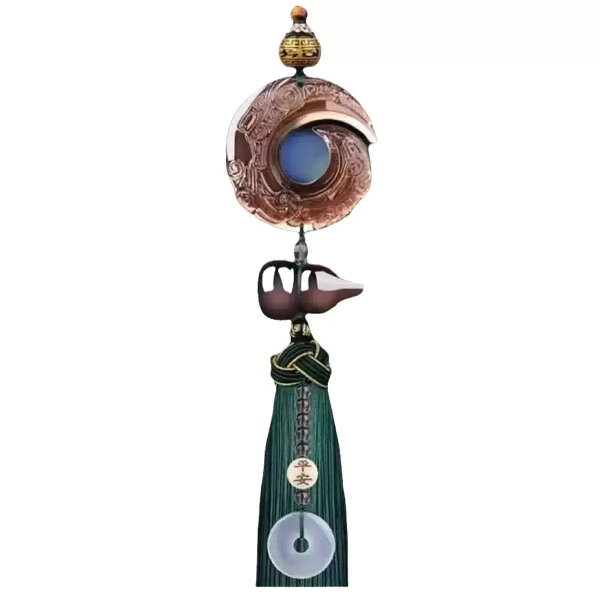 Obsidian Car Pendant Fashion Safe Polished Carved Home Decor High-end Interior Pendant