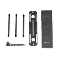 N25 Rockbrook Sports Accessories Set Carbon Fiber Lamp Holder and Storage Rack Black Color