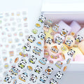 Nekoni Animal Stickers Decals Squirrel Panda Stickers Original Designs PVC Vinyl Sticker Waterproof Decals
