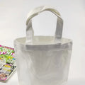 Wholesales Custom Sublimation Casual Canvas Tote Neutral White Tote Reusable Tote Bag for Everyday Use Candy Bags for Kids