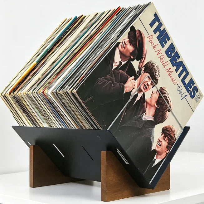 Custom Metal Black Vinyl Record Holder Wall Mounted Vinyl Record Storage Rack Vinyl Display Shelf for Collection Home Decor