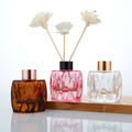 Hot Sell 50ml 100ml Empty Glass Reed Diffuser Aroma Bottle with logo Embossment