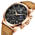5160 BENYAR 2021 New Luxury Men Quartz Watches 30M Waterproof Leather Gift Watches Casual Watch for Men Reloj Hombre
