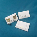 Custom Gold Foil logo Size Jewelry Display Stud Earring Puff Pads Cards