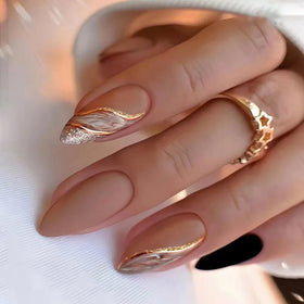 Best Quality Bulk Short Press on Nails Set Kit to Start Press on Business 24 False Nails