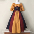 Medieval Costume Women Christmas Dress Vintage Victoria Lace up Vintage Carnival Party Long Robe Cosplay Fancy Clothing