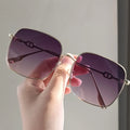 2024 Ins Style Fashion Metal Sunglasses Custom Metal Sunglasses logo