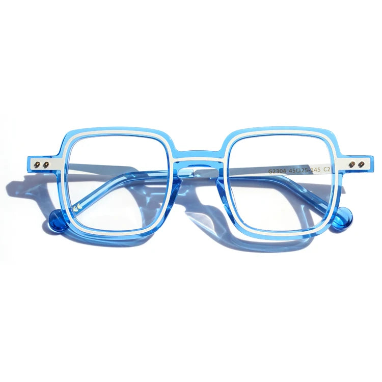Finione Women Eyeglasses Frames Wholesale Rectangle Acetate Frames Women Geometric