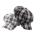 Fashion Autumn Women Octagonal Flat Beret Newsboy Cap Beret Painter Hat