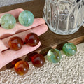 2025 Trendy Round Retro Baroque Stud Earrings for Women Vintage