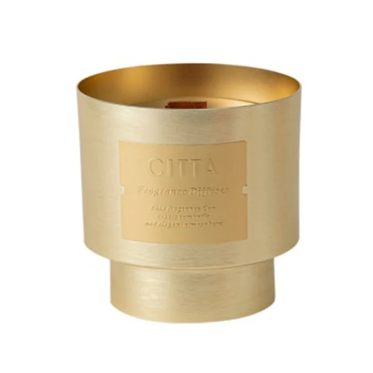 Custom Luxury Personalized Private Label Metal Jar Soy Wax Scented Candles