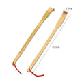 Custom Logo Slick Bamboo Back Scratcher For Men And Women Long Handle Household Back Scratching Massage Tools