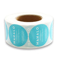 Custom Printed Round Product Sticker Waterproof Plastic Round Sticker Adhesive Paper Round Label Sticker for DIY Food
